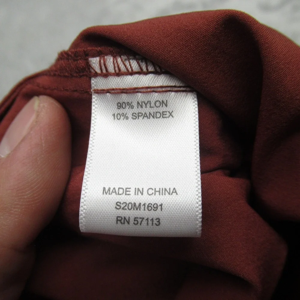 EMS Swim Shorts Mens 32 Rust Quick Dry Cargo Pocket Lace Up Board Trunks‎ Beach